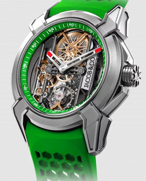 Jacob & Co. EPIC X TITANIUM GREEN Watch Replica EX110.20.AA.AC.ABRUA Jacob and Co Watch Price